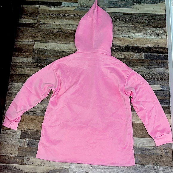 Kozy Pink Stretched Hoodie - Picture 2 of 2